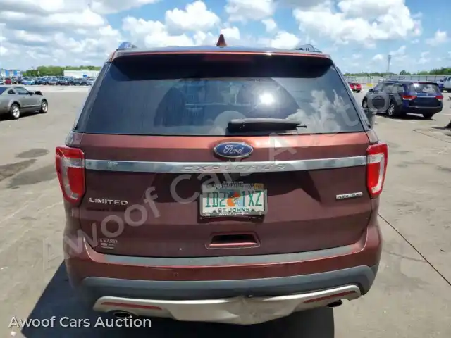 2016 Ford Explorer 1FM5K7F88GGA46064 — photo 6 de la vente Copart