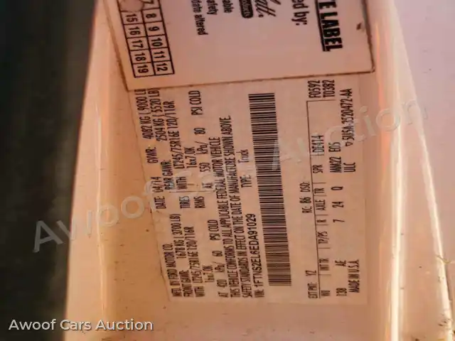 2014 Ford Econoline 1FTNS2EL6EDA91029 — hoton gwanjo Copart na 13