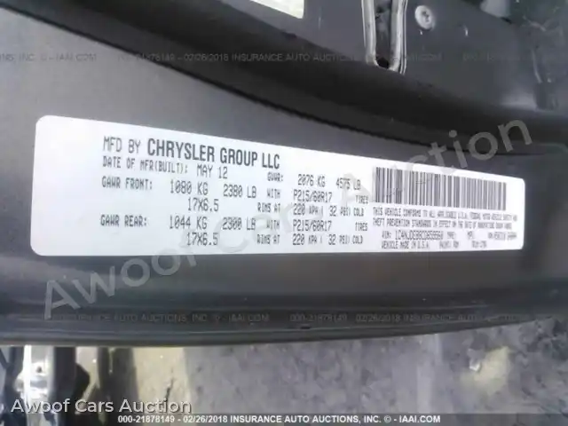 2012 Jeep Compass 1C4NJDEB8CD659560 — Iaai auction photo 9