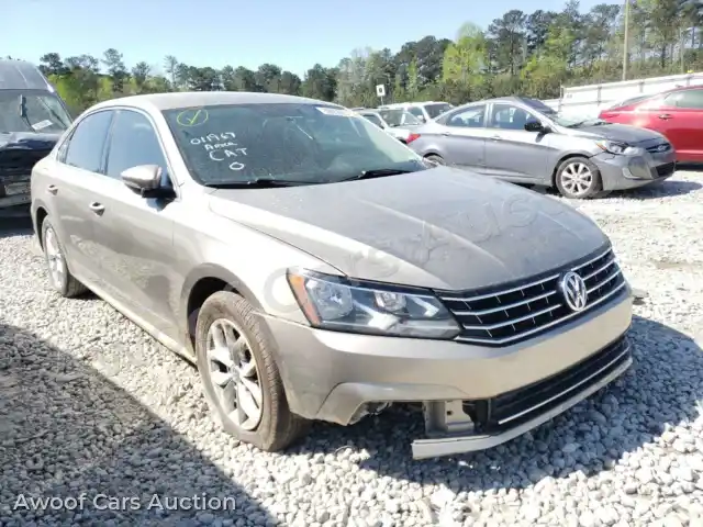 2016 Volkswagen Passat 1VWAT7A37GC011967 — photo 1 de la vente Copart