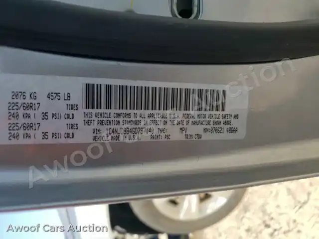 2016 Jeep Compass 1C4NJDBB4GD797140 — Copart auction photo 10