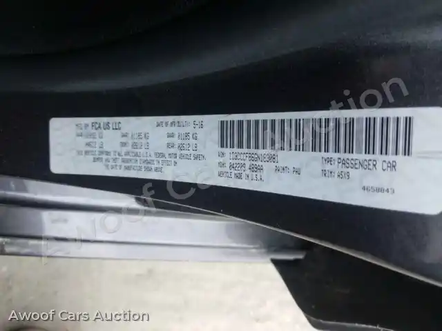 2016 Chrysler 200 1C3CCCFB6GN183081 — Copart auction photo 10