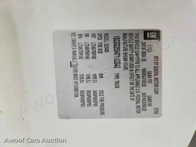 2007 Chevrolet Express 1GCGG25V471103842 — Copart auction photo 13
