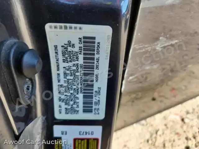 2010 Toyota Corolla 1NXBU4EEXAZ171160 — hoton gwanjo Copart na 12
