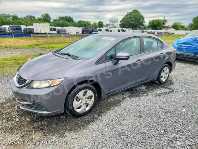 2014 Honda Civic 19XFB2F5XEE202412 — Copart auction photo 1