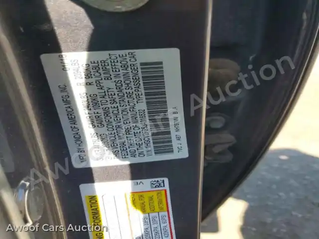 2018 Honda Accord 1HGCV2F95JA016532 — photo 12 de la vente Copart