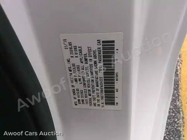 2015 Honda Accord 1HGCT2B84FA004222 — Manheim auction photo 6