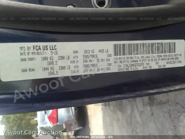 2016 Jeep Compass 1C4NJCBAXGD763379 — Iaai auction photo 9