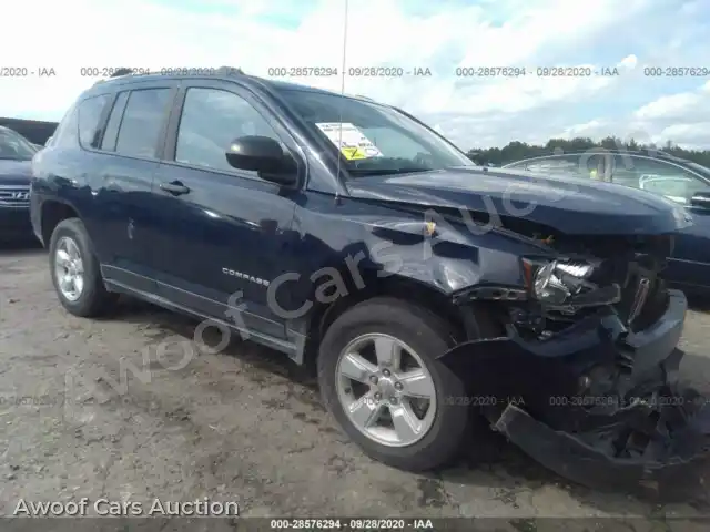 2016 Jeep Compass 1C4NJCBAXGD763379 — Iaai auction photo 1
