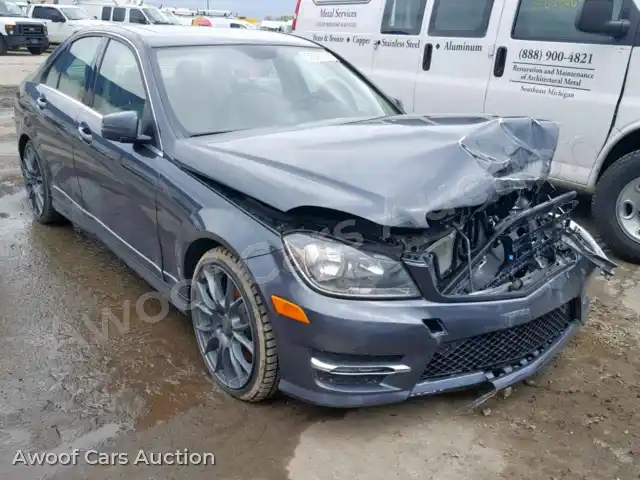 2014 Mercedes-Benz C Class WDDGF8AB1EG184350 — Copart auction photo 1