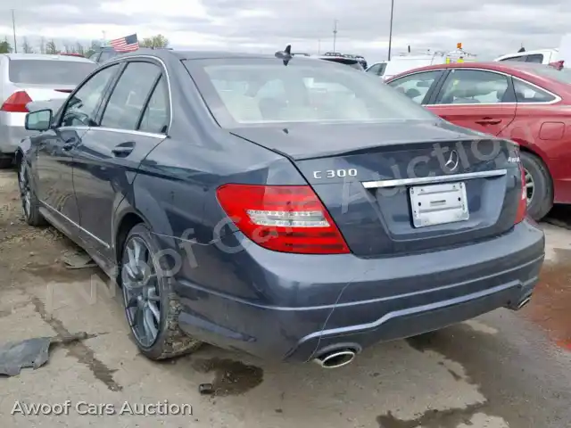 2014 Mercedes-Benz C Class WDDGF8AB1EG184350 — Copart auction photo 3