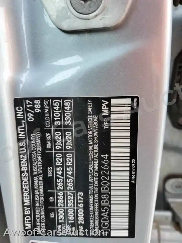 2018 Mercedes-Benz GLE-Class 4JGDA5JB8JB022664 — Copart auction photo 13