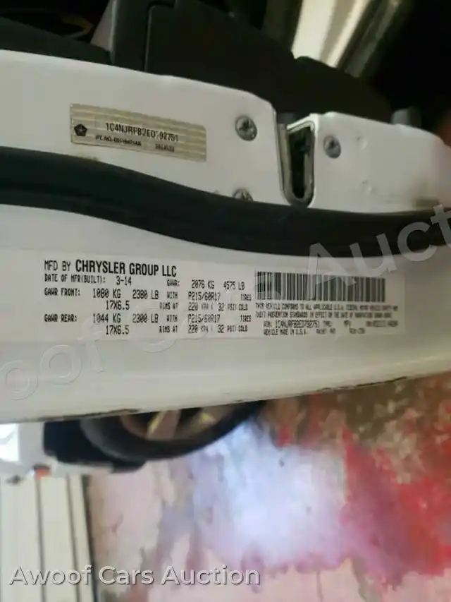 2014 Jeep Patriot 1C4NJRFB2ED792751 — Copart auction photo 13