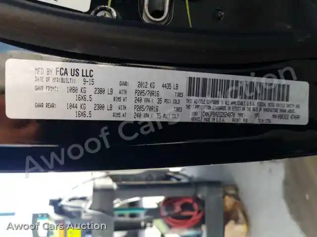 2016 Jeep Patriot 1C4NJPBA2GD524870 — Copart auction photo 10
