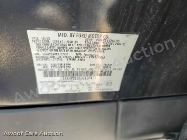 2014 Ford Taurus 1FAHP2E86EG137411 — Manheim auction photo 16