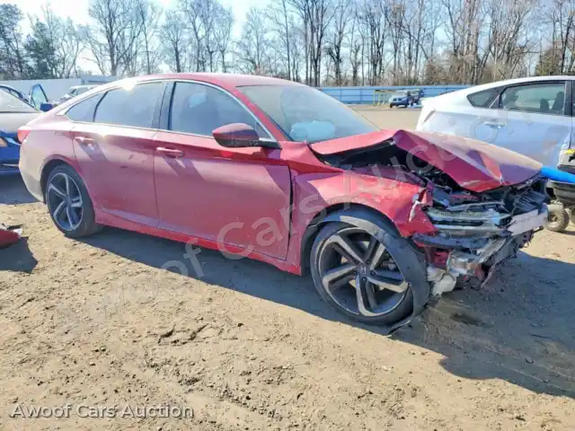 2018 Honda Accord 1HGCV1F36JA016609 — photo 4 de la vente Copart