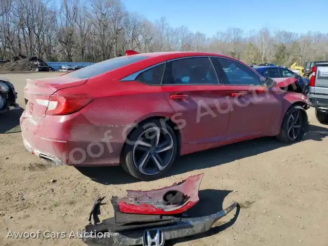 2018 Honda Accord 1HGCV1F36JA016609 — photo 3 de la vente Copart