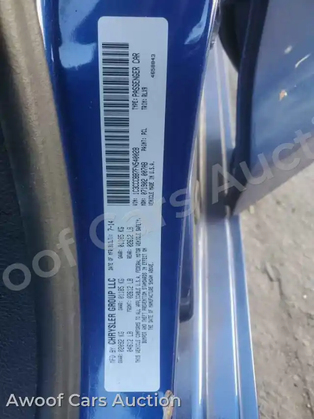 2015 Chrysler 200 1C3CCCBB7FN540028 — Copart auction photo 12