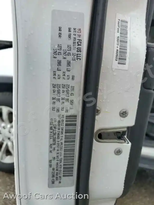 2020 Jeep Grand Cherokee 1C4PJLCBXLD580798 — Copart auction photo 13