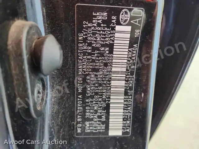 2013 Toyota Corolla 2T1BU4EE7DC985966 — Copart auction photo 13