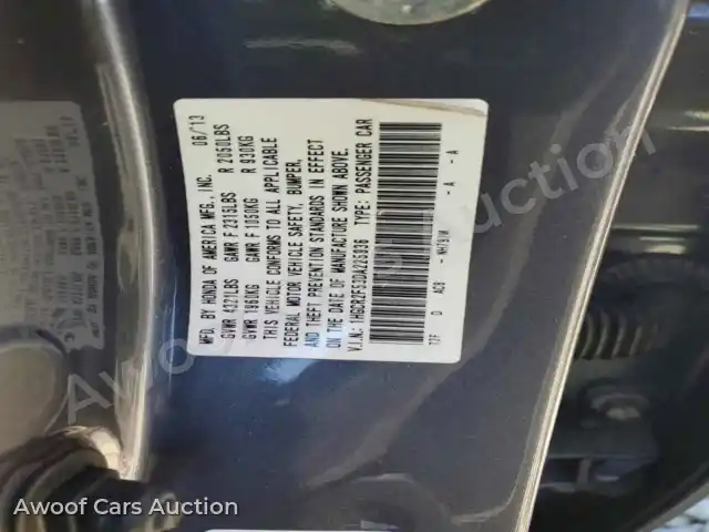 2013 Honda Accord 1HGCR2F53DA225936 — Copart auction photo 13