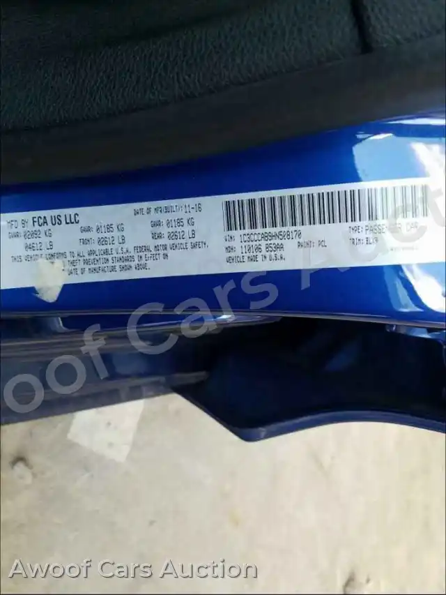 2017 Chrysler 200 1C3CCCAB9HN508170 — Copart auction photo 10