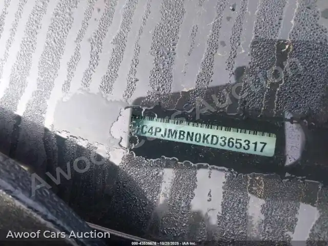 2019 Jeep Cherokee 1C4PJMBN0KD365317 — Iaai auction photo 16