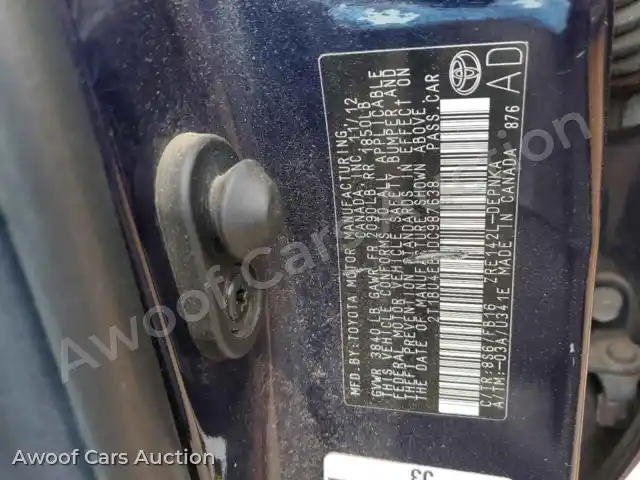 2013 Toyota Corolla 2T1BU4EE0DC987638 — Copart auction photo 12