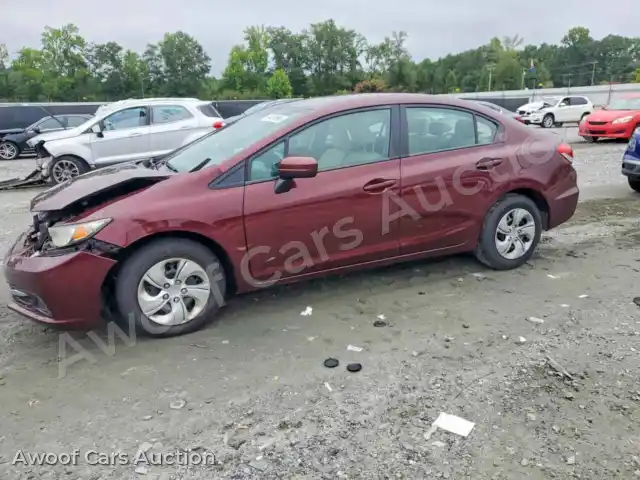 2014 Honda Civic 19XFB2F55EE051723 — Copart auction photo 1