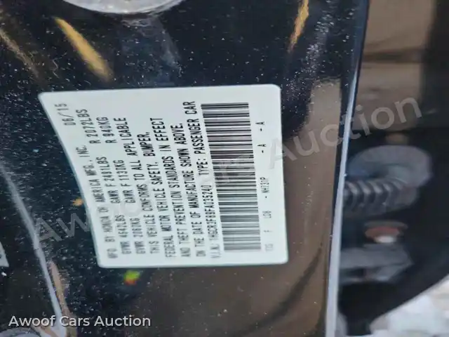 2015 Honda Accord 1HGCR3F89FA035240 — Copart auction photo 12