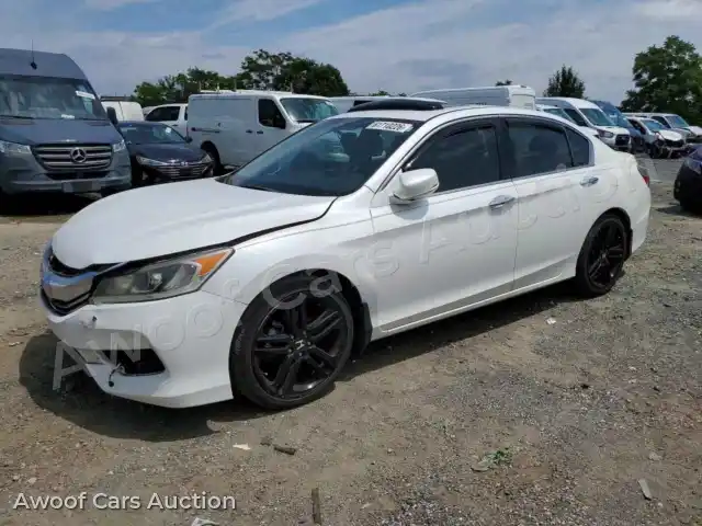 2016 Honda Accord 1HGCR3F80GA008736 — Copart auction photo 1