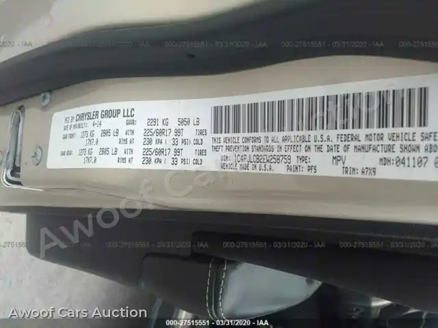 2014 Jeep Cherokee 1C4PJLCB2EW258759 — Iaai auction photo 9