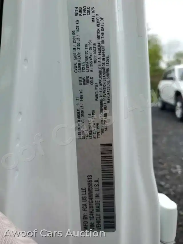 2021 Jeep Wrangler 1C4HJXFG4MW558613 — Copart auction photo 13