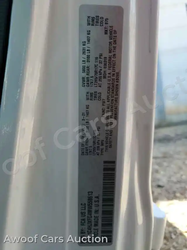 2021 Jeep Wrangler 1C4HJXFG4MW558613 — Copart auction photo 15