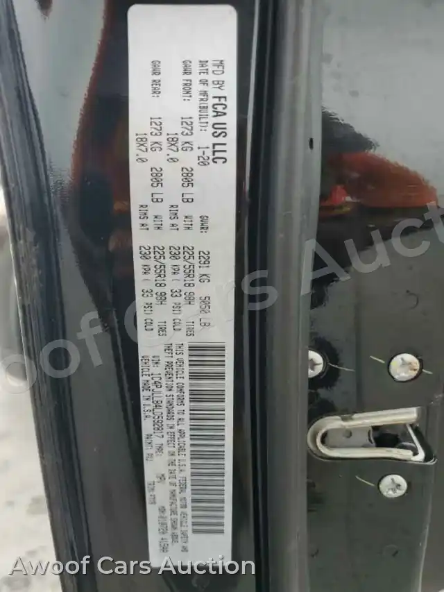 2020 Jeep Grand Cherokee 1C4PJLLB4LD592817 — Copart auction photo 13