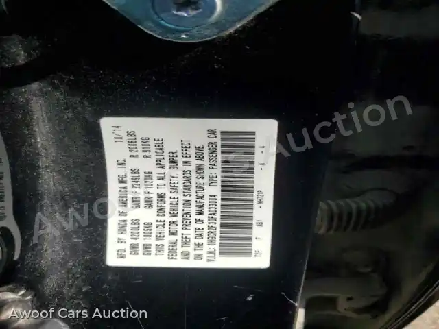 2015 Honda Accord 1HGCR2F30FA033004 — Copart auction photo 12