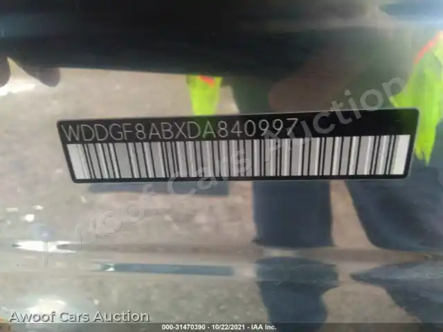 2013 Mercedes-Benz C-Class WDDGF8ABXDA840997 — Iaai auction photo 9