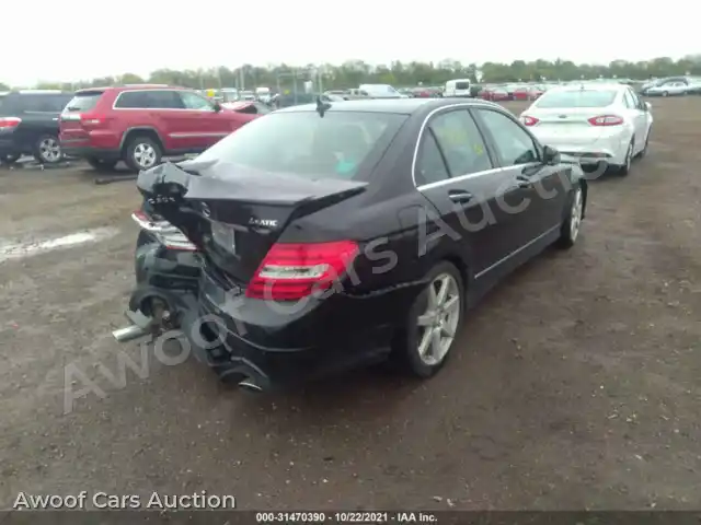 2013 Mercedes-Benz C-Class WDDGF8ABXDA840997 — Iaai auction photo 4