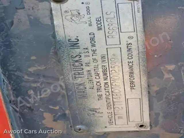 1985 Mack ALL Other 1M2T148C0FM002599 — Copart auction photo 10