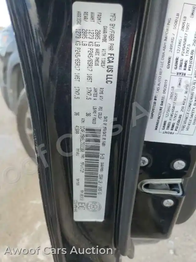 2020 Jeep Cherokee 1C4PJMBX5LD522360 — Copart auction photo 13