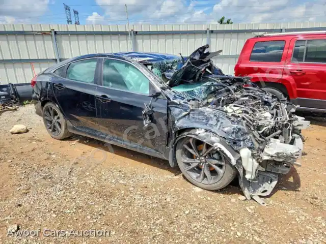 2019 Honda Civic 19XFC2F84KE211772 — photo 4 de la vente Copart