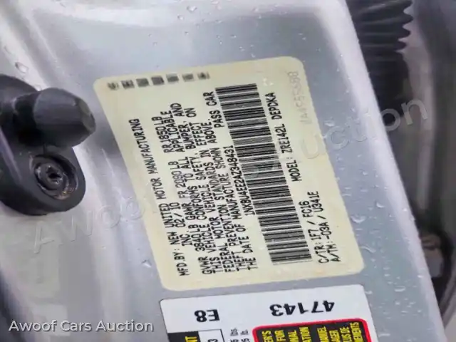 2010 Toyota Corolla 1NXBU4EE2AZ348431 — hoton gwanjo Copart na 12