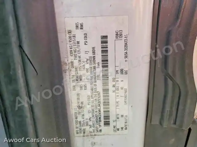 2018 Ford Transit 1FTBW2XM6JKB53287 — Copart auction photo 13