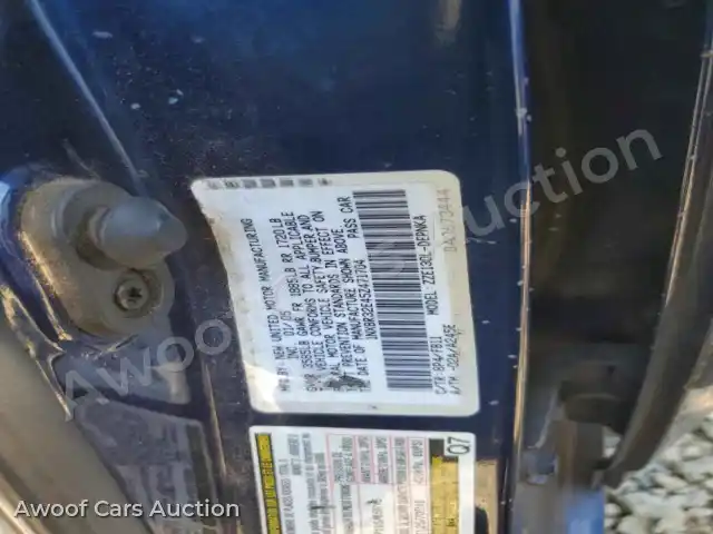 2005 Toyota Corolla 1NXBR32E45Z471704 — hoton gwanjo Copart na 12