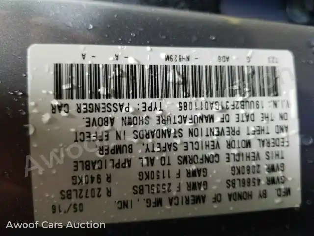 2016 Acura TLX 19UUB2F31GA011085 — Manheim auction photo 6