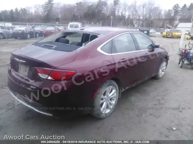 2015 Chrysler 200 1C3CCCAB4FN700447 — Iaai auction photo 4