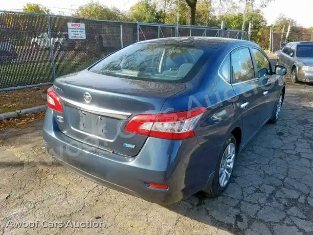 2013 Nissan Sentra 3N1AB7APXDL741254 — hoton gwanjo Copart na 4