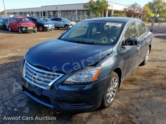2013 Nissan Sentra 3N1AB7APXDL741254 — hoton gwanjo Copart na 2