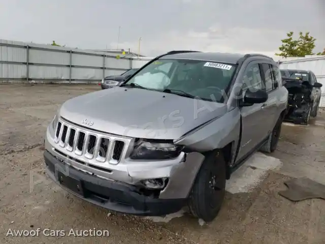 2016 Jeep Compass 1C4NJDBBXGD686978 — Copart auction photo 2