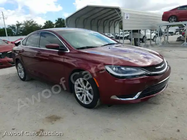 2015 Chrysler 200 1C3CCCAB7FN685541 — photo 1 de la vente Copart